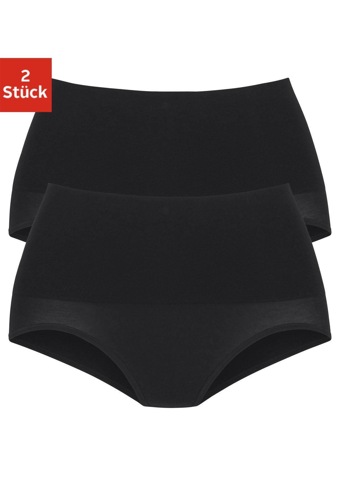 petite fleur Formslip (Packung, 2-St) schwarz elastischer aus Baumwolle