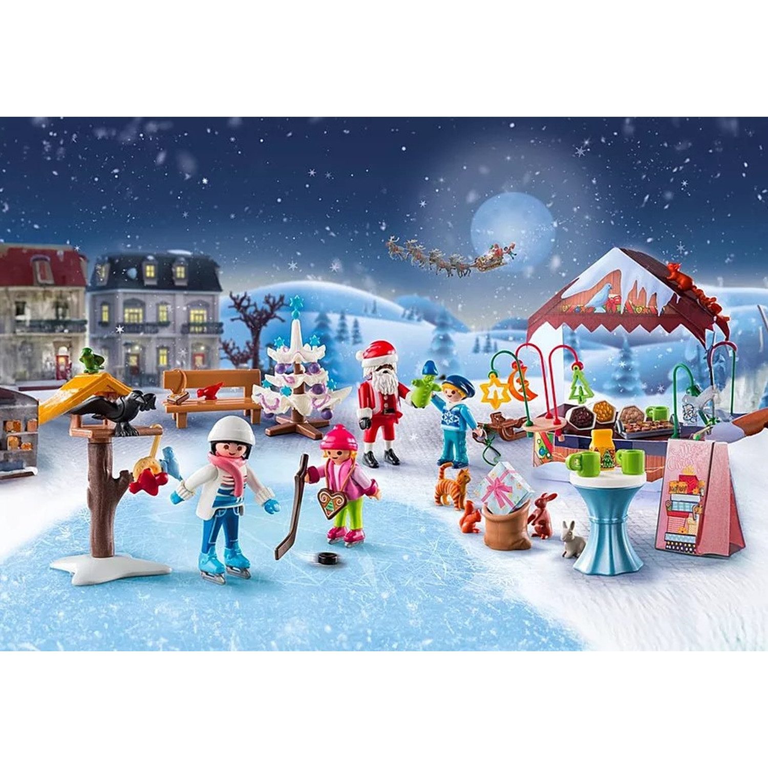 Playmobil® Spielzeug-Adventskalender 71472 Adventskalender: Ausflug auf den Weihnachtsmarkt – Bild 2 von 2