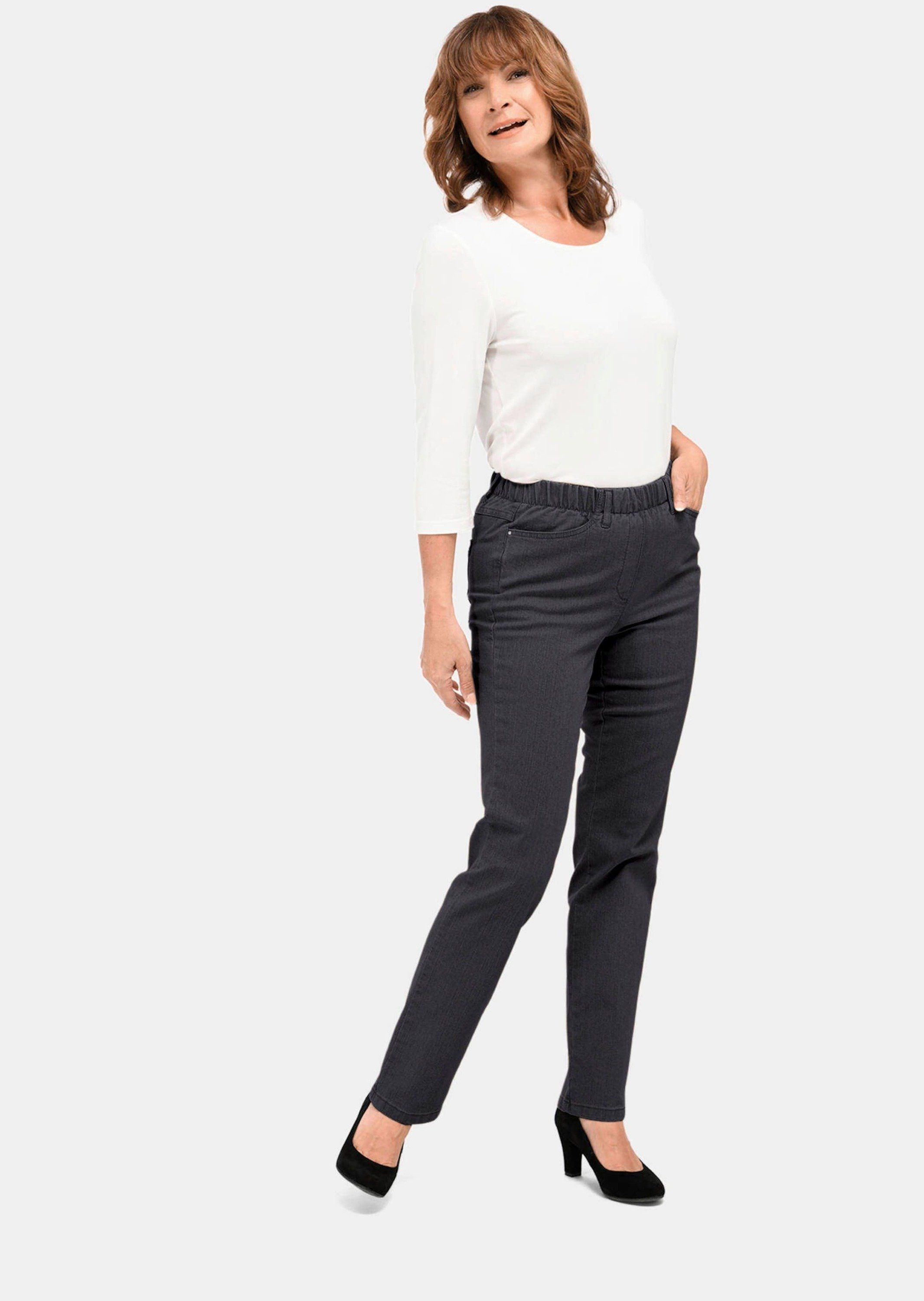 GOLDNER Bequeme Jeans Kurzgröße: Klassische Jeansschlupfhose günstig online kaufen