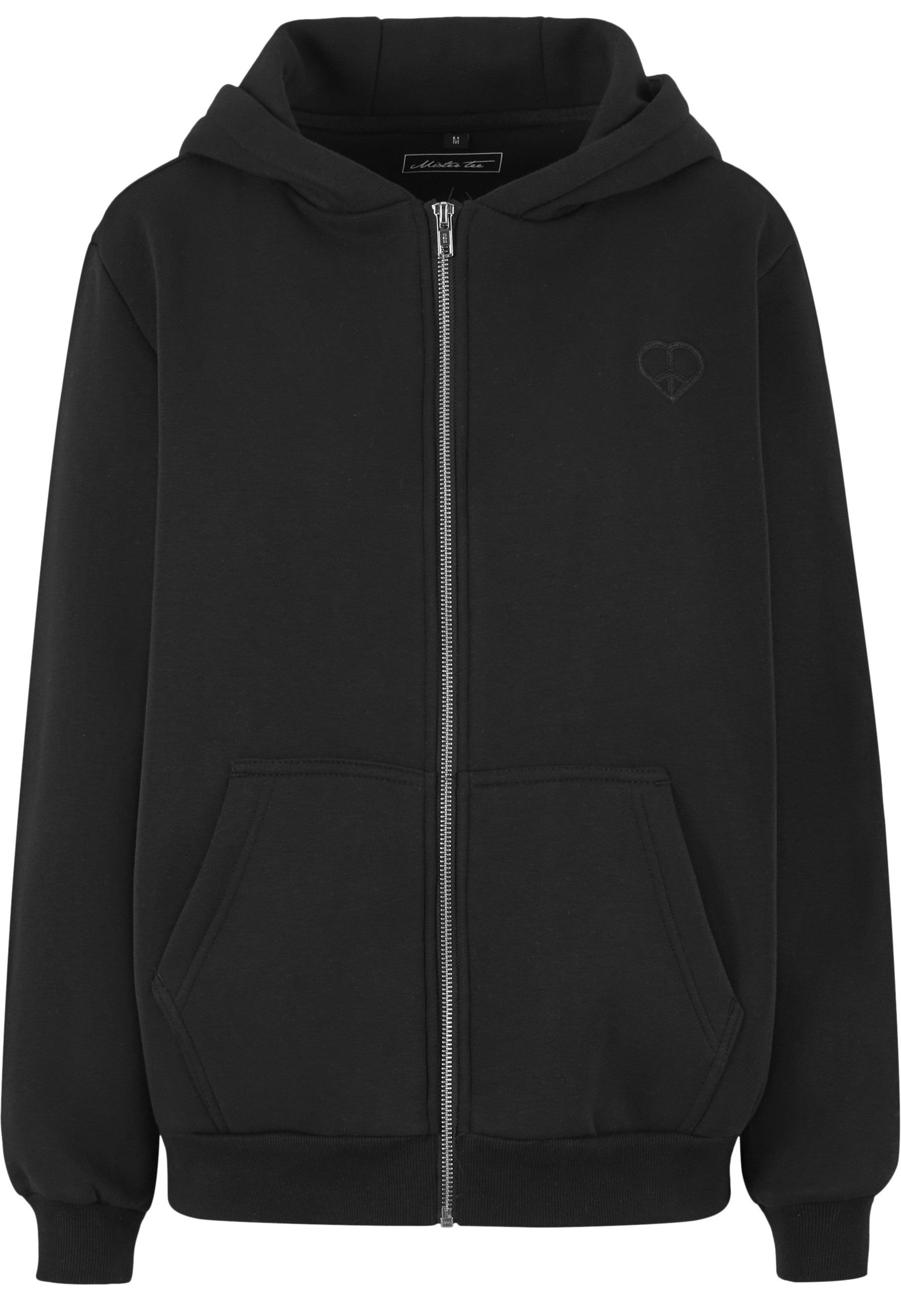 Sweatjacke Miss Tee Peace Sign EMB Fluffy Zip Hoody