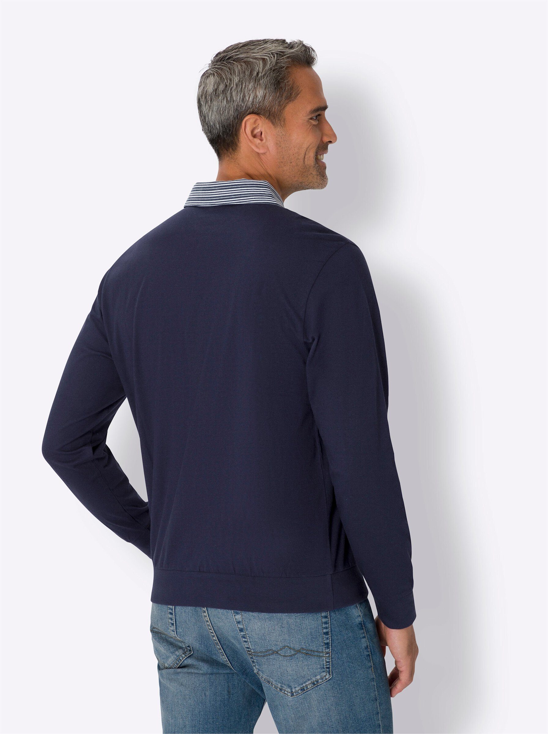 Sieh an! Langarm-Poloshirt Langarm