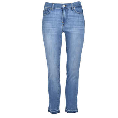 7 for all mankind Slim-fit-Jeans Jeans ROXANNE ANKLE SKYLIGHT Mid Waist