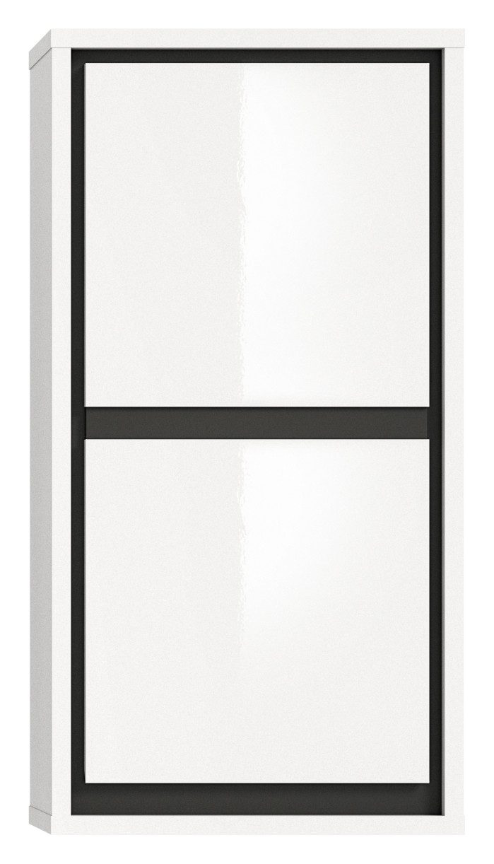 xonox.home Hängeschrank Weiß Hochglanz Softclose Melamin günstig online kaufen