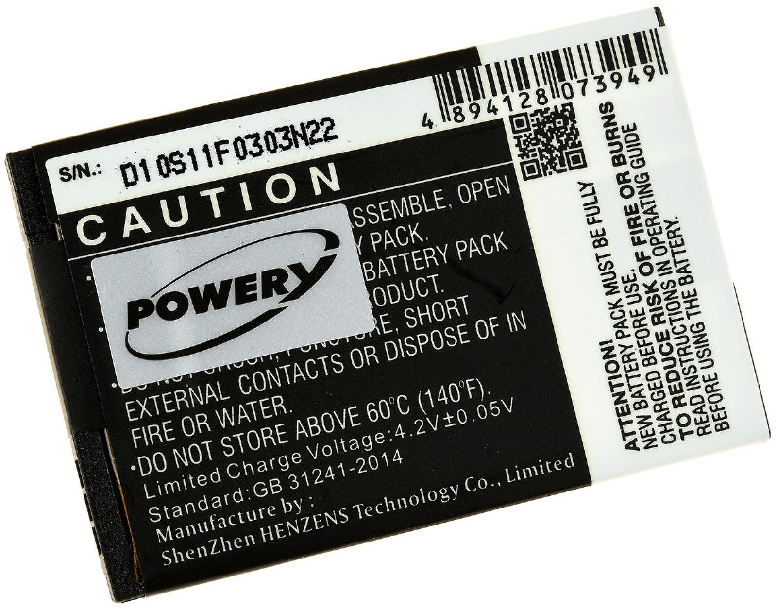 Powery Powerakku für Siemens Gigaset SL400A Akku 950 mAh (3.7 V)