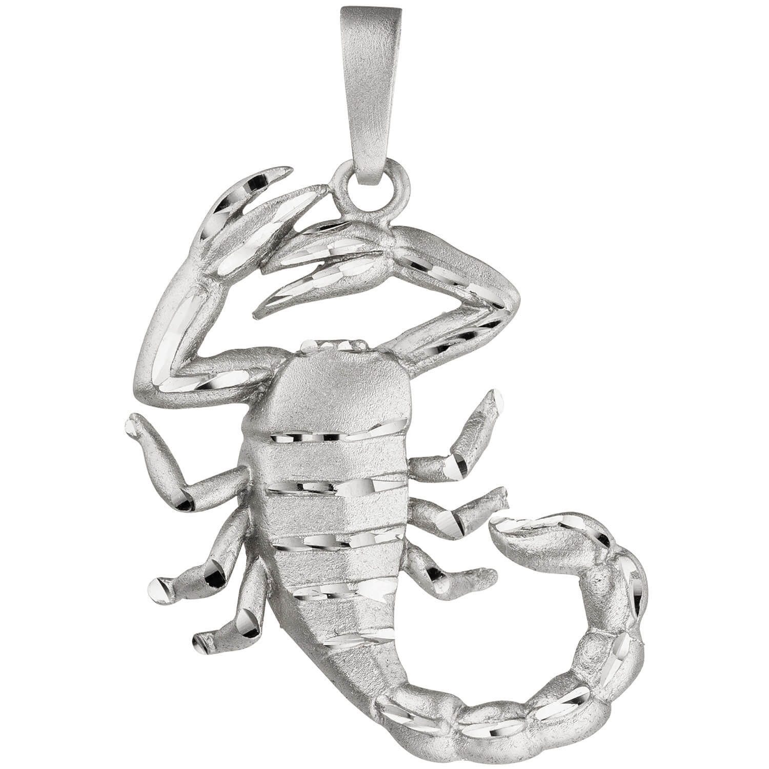 Kettenanhänger Anhänger Sternzeichen Skorpion aus 925 Silber