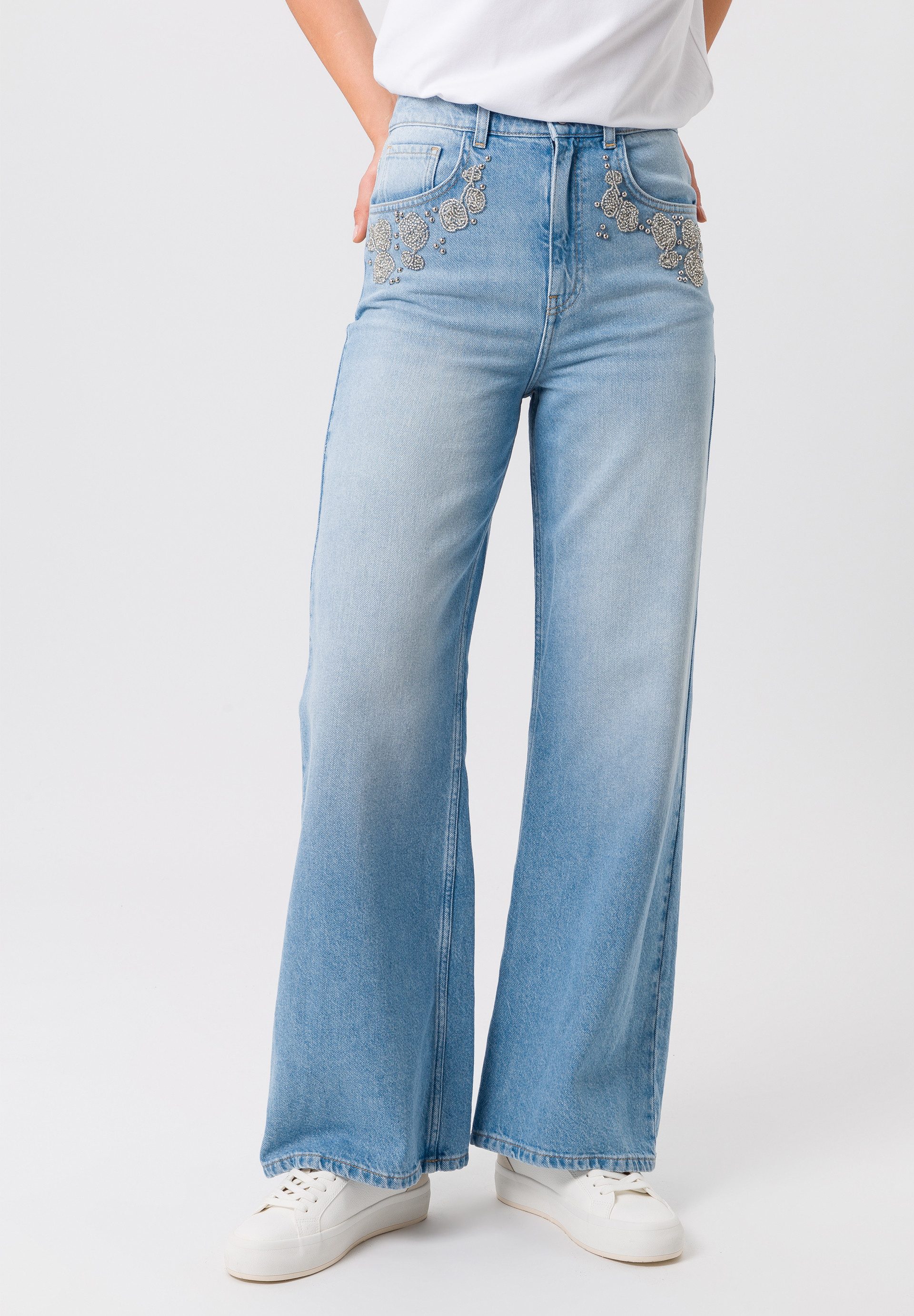 TUZZI Culotte mit Perlenstickerei