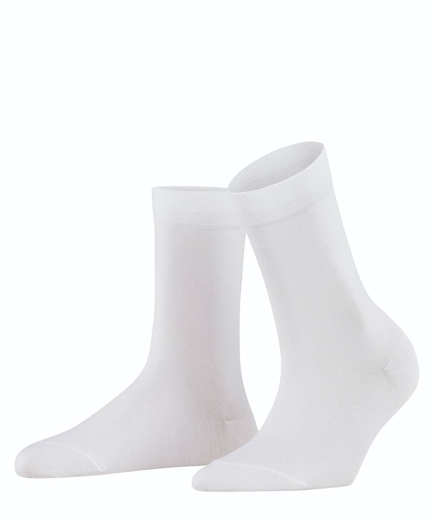 FALKE Kurzsocken Damen Socken - Cotton Touch, Kurzsocken, Knit Weiß (2009)