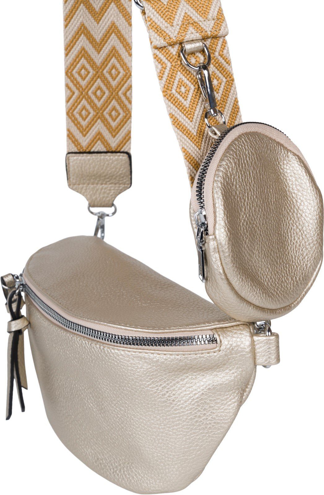 styleBREAKER Umhängetasche 2-Teiliges Set Halbmond Crossbody günstig online kaufen