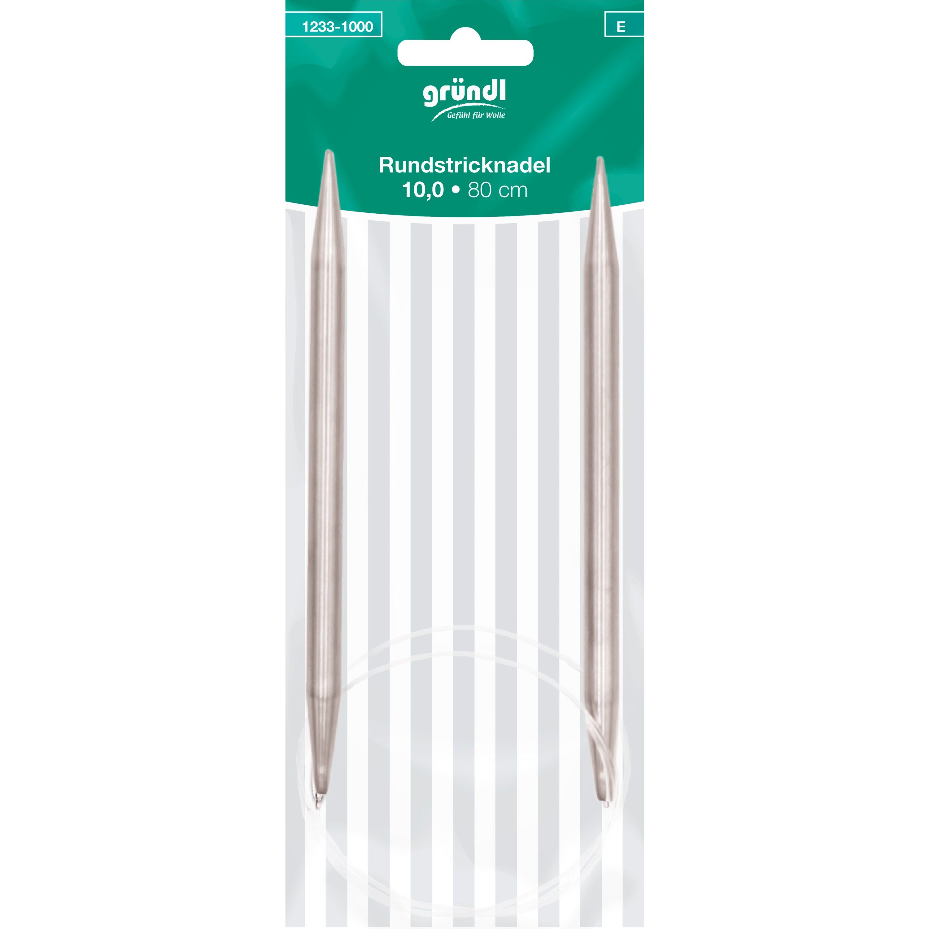 Gründl Stricknadeln Nadeln Premium, 80 cm