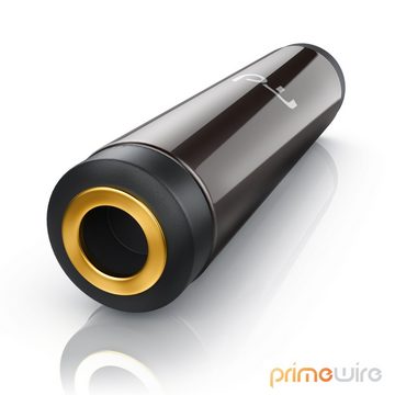 Primewire Audio-Adapter 3,5-mm-Klinke zu 3,5-mm-Klinke, Stereo Audio Klinken Buchse Kupplung Adapter, Voll-Metallkupplung