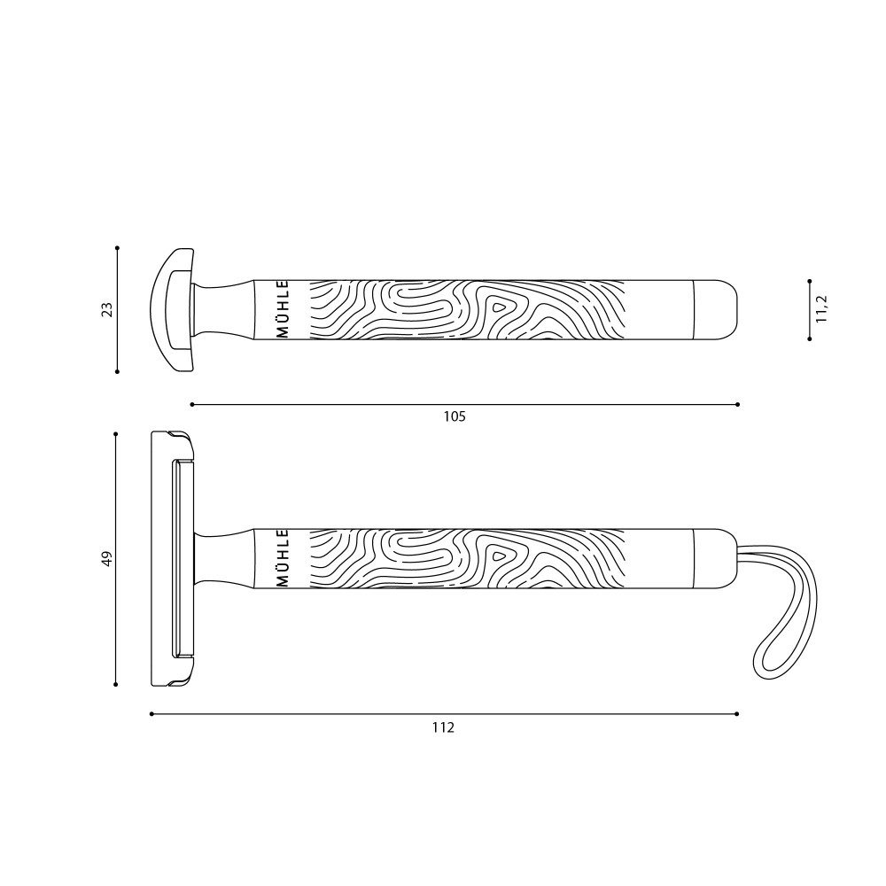 MÜHLE Rasierhobel, 1-tlg.