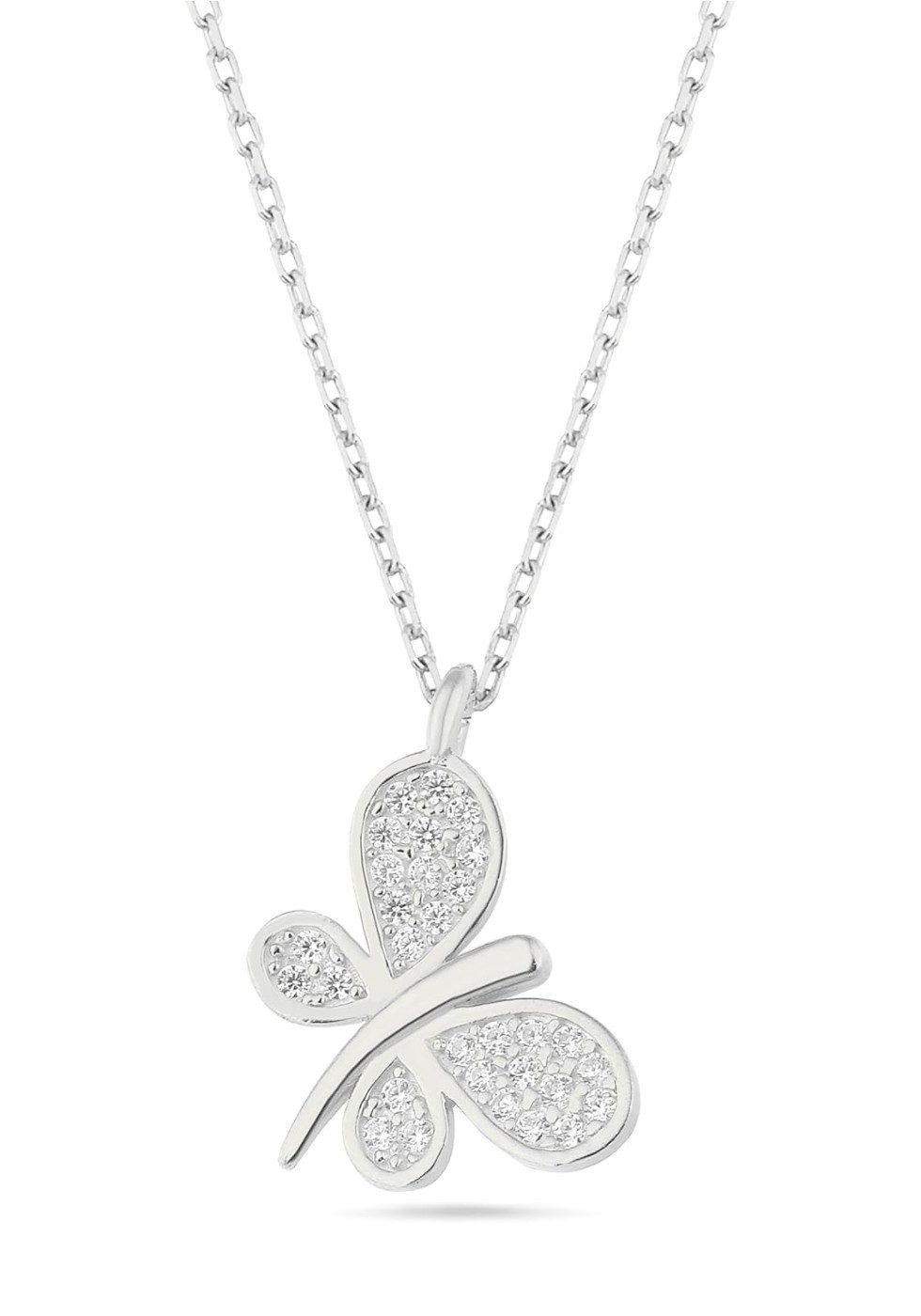 Einzelstück Charm-Kette Halskette Mariposa 925 Sterling Silber
