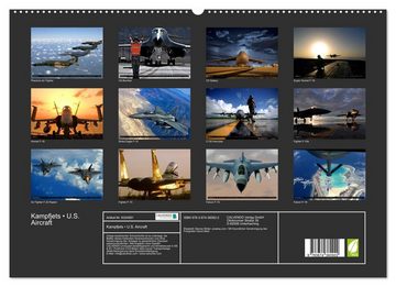 CALVENDO Wandkalender Kampfjets • U.S. Aircraft (Premium, hochwertiger DIN A2 Wandkalender 2023, Kunstdruck in Hochglanz)