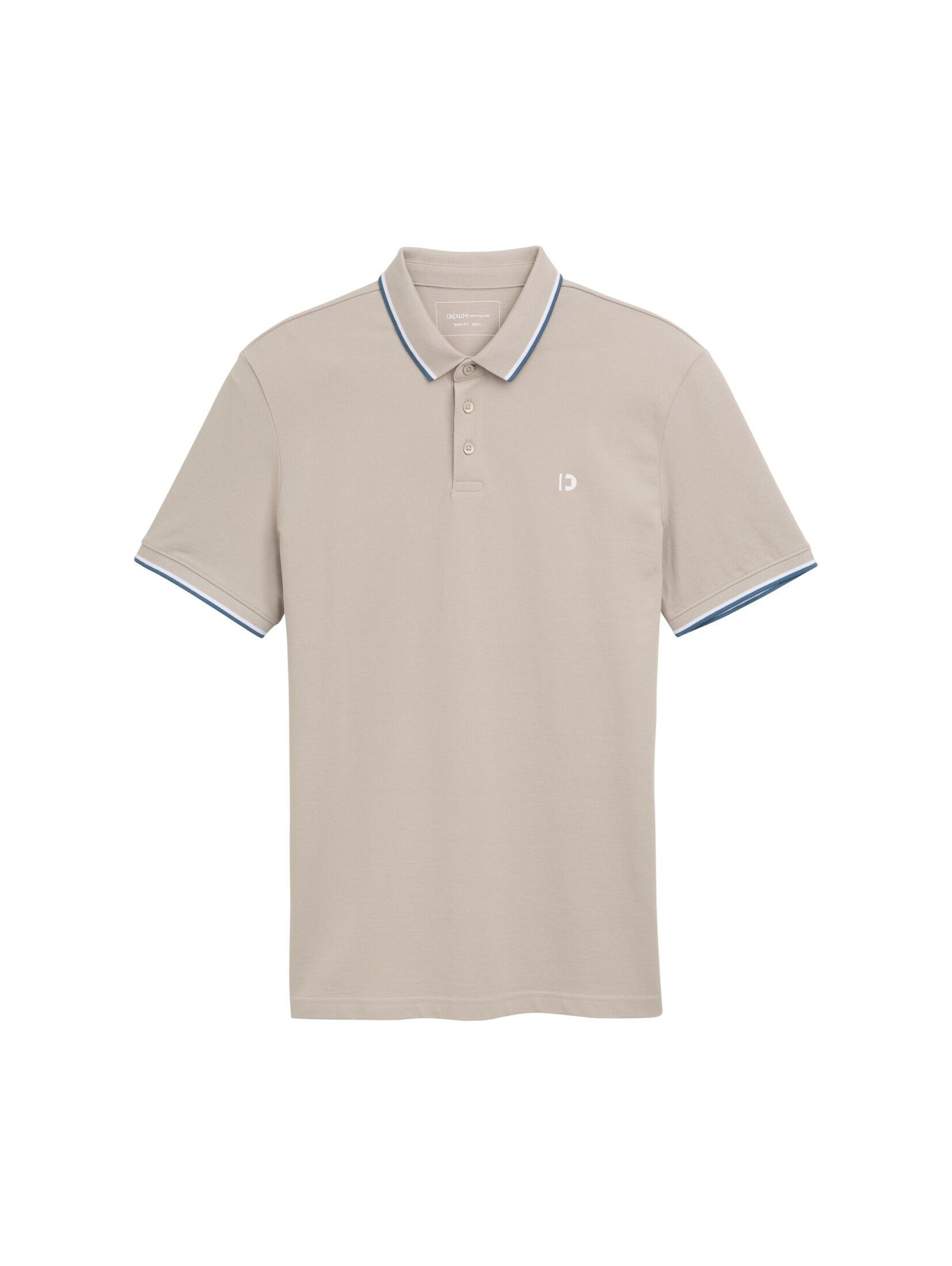 TOM TAILOR Denim Poloshirt Piqué Poloshirt günstig online kaufen