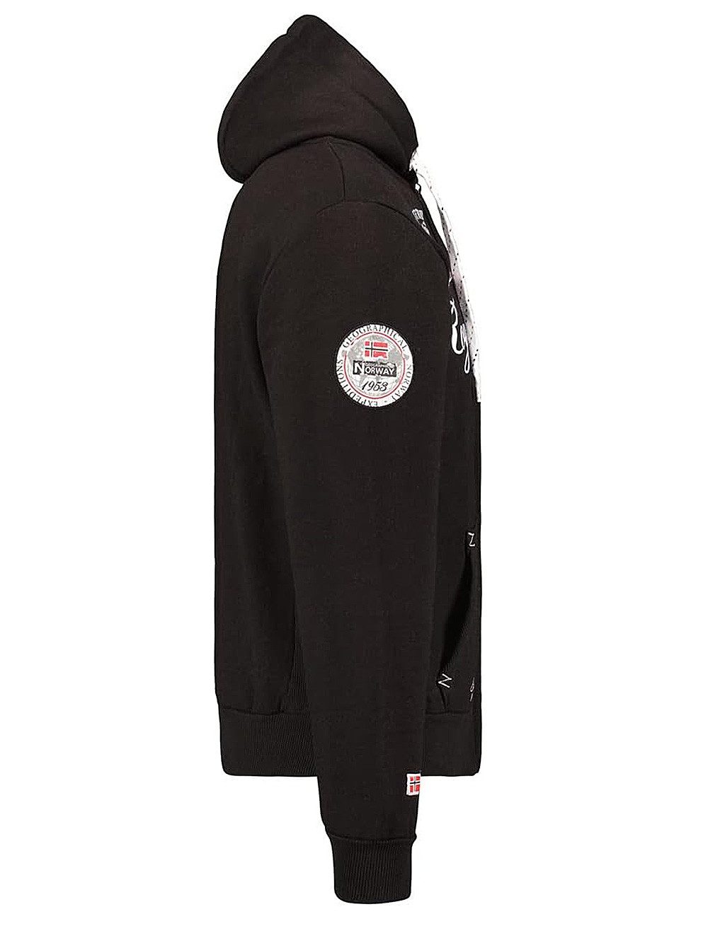 Geographical Norway Hoodie Jacke Kapuzenpullover Sweater Damen Herren Pullover -PREMIUM EDITION- CASUAL & MODERN - PREMIUM KOMFORT - NACHHALTIG - UNISEX – Bild 5 von 5