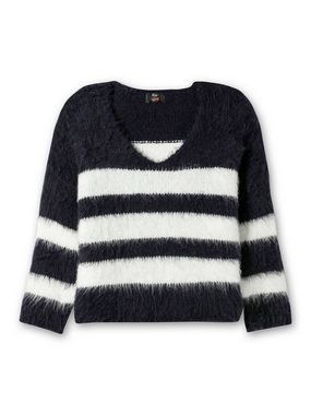 Sheego V-Ausschnitt-Pullover Große Größen in flauschiger Qualität