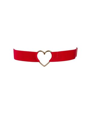Obsessive Strumpfband Elianes Strumpfband mit Herz - Rot