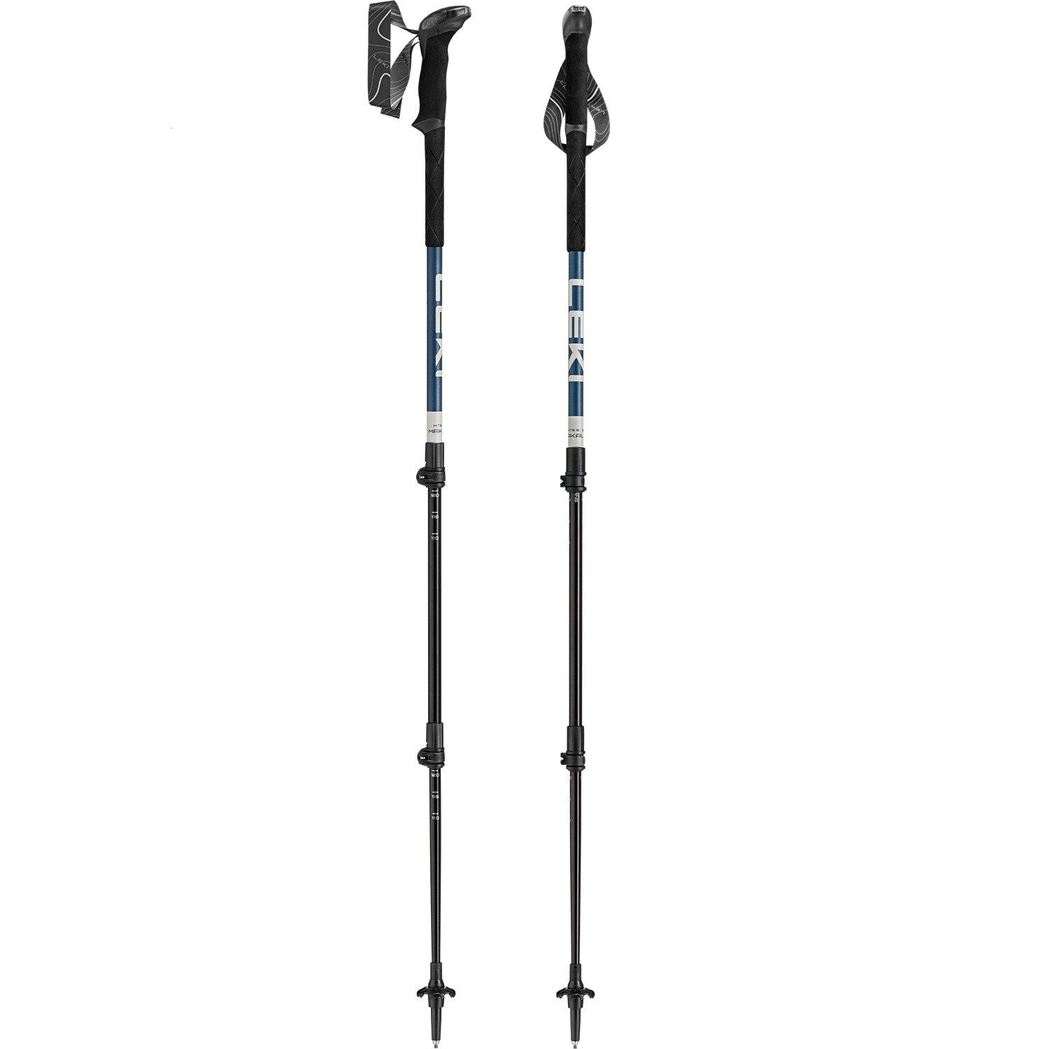 Leki Trekking-Stöcke Leki Makalu 110 - 145 cm Trekking Teleskop Stöcke 1 Paar 6562849