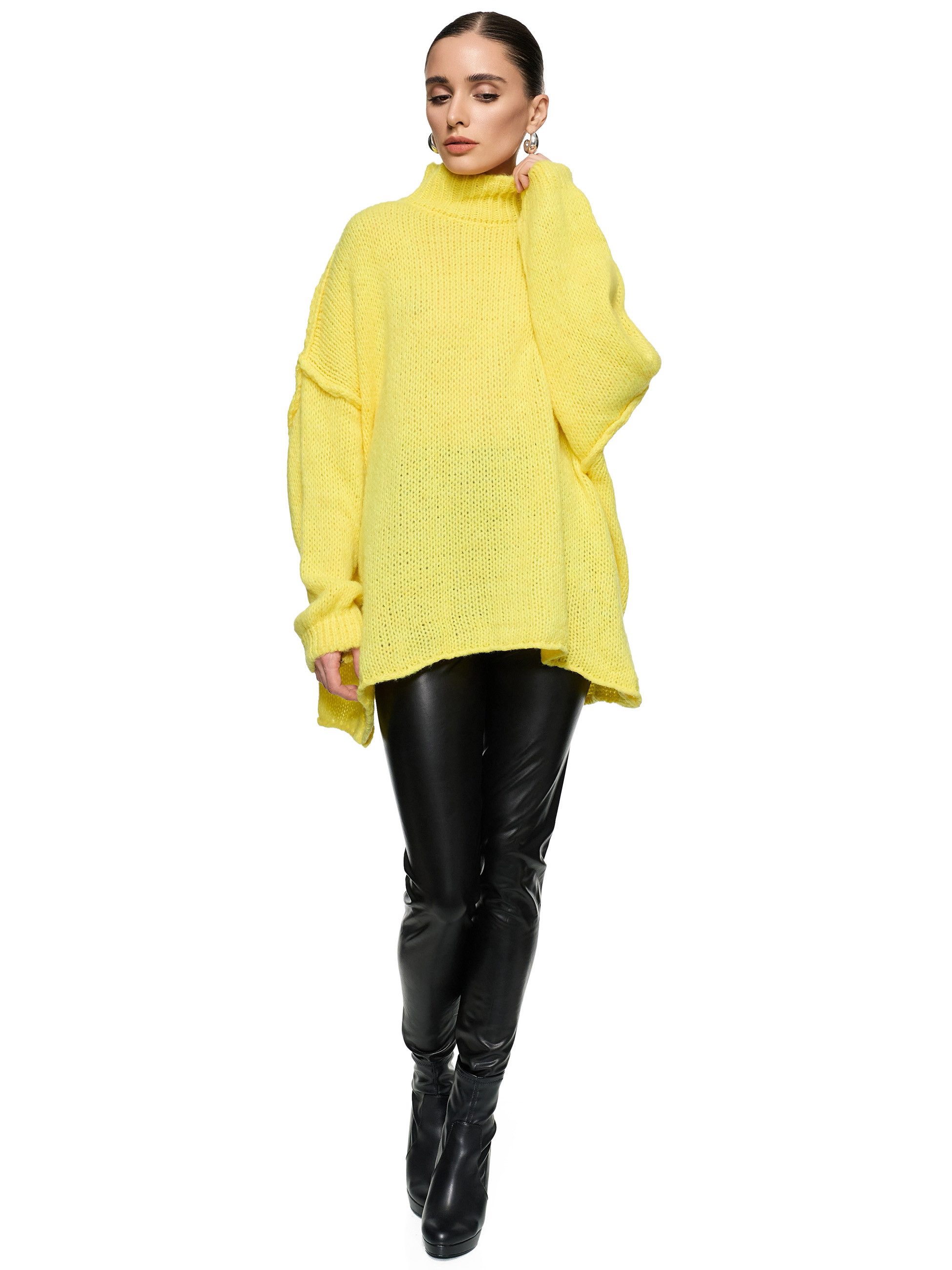 Worldclassca Longpullover WORLDCLASSCA Damen Oversize Strickpulllover Lang günstig online kaufen