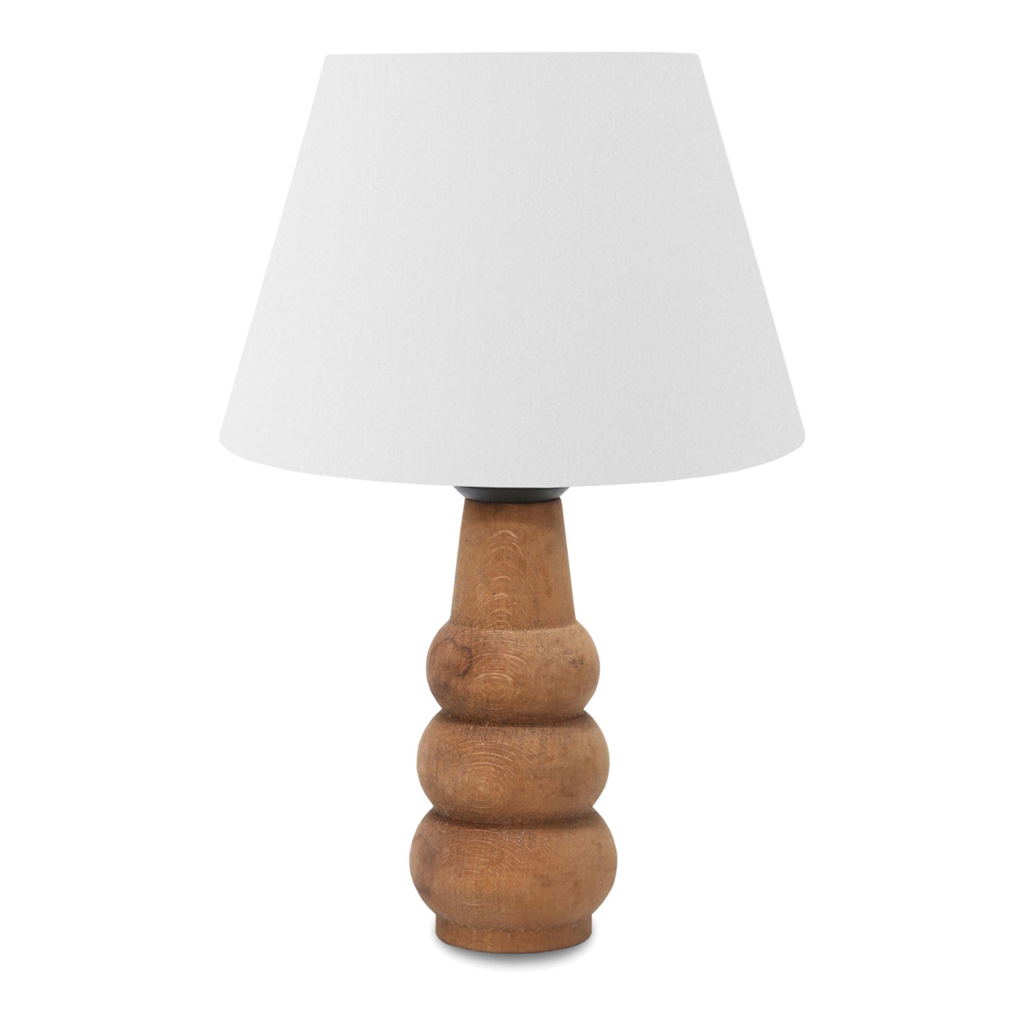 Nachttischlampe »Poole« x Tischlampe lux.pro Weiß Holz E27 1 Tischleuchte, ohne Leuchtmittel,