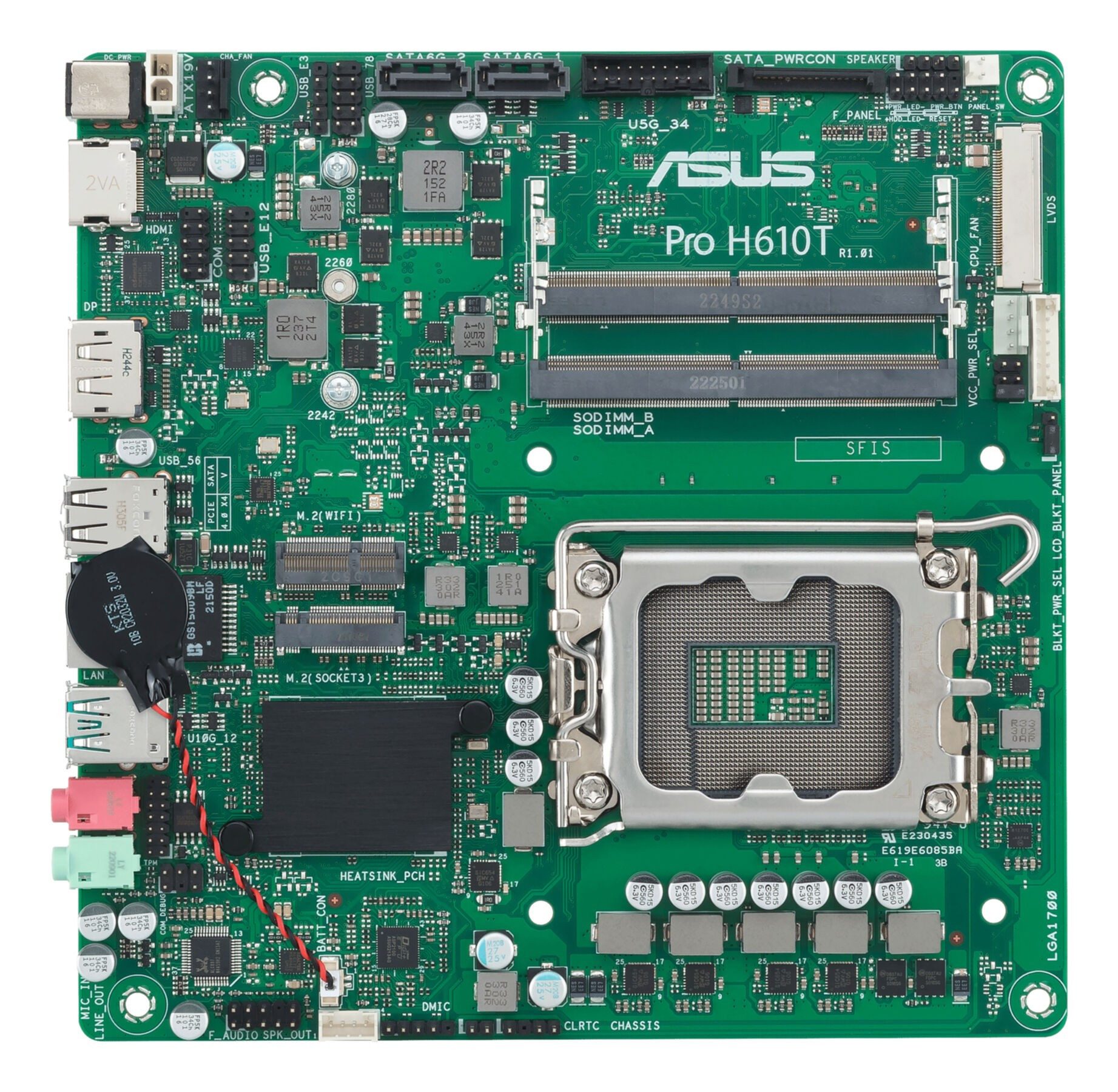Asus PRO H610T-CSM Mainboard