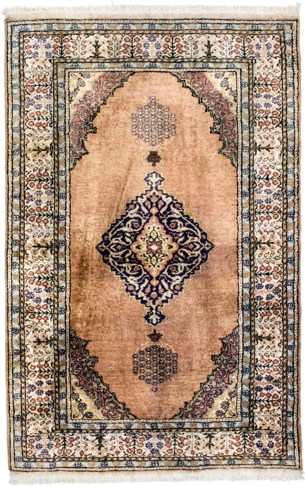 Teppich »Kayseri Teppich handgeknüpft braun«, morgenland, rechteckig, Höhe 5 mm-HomeTrends