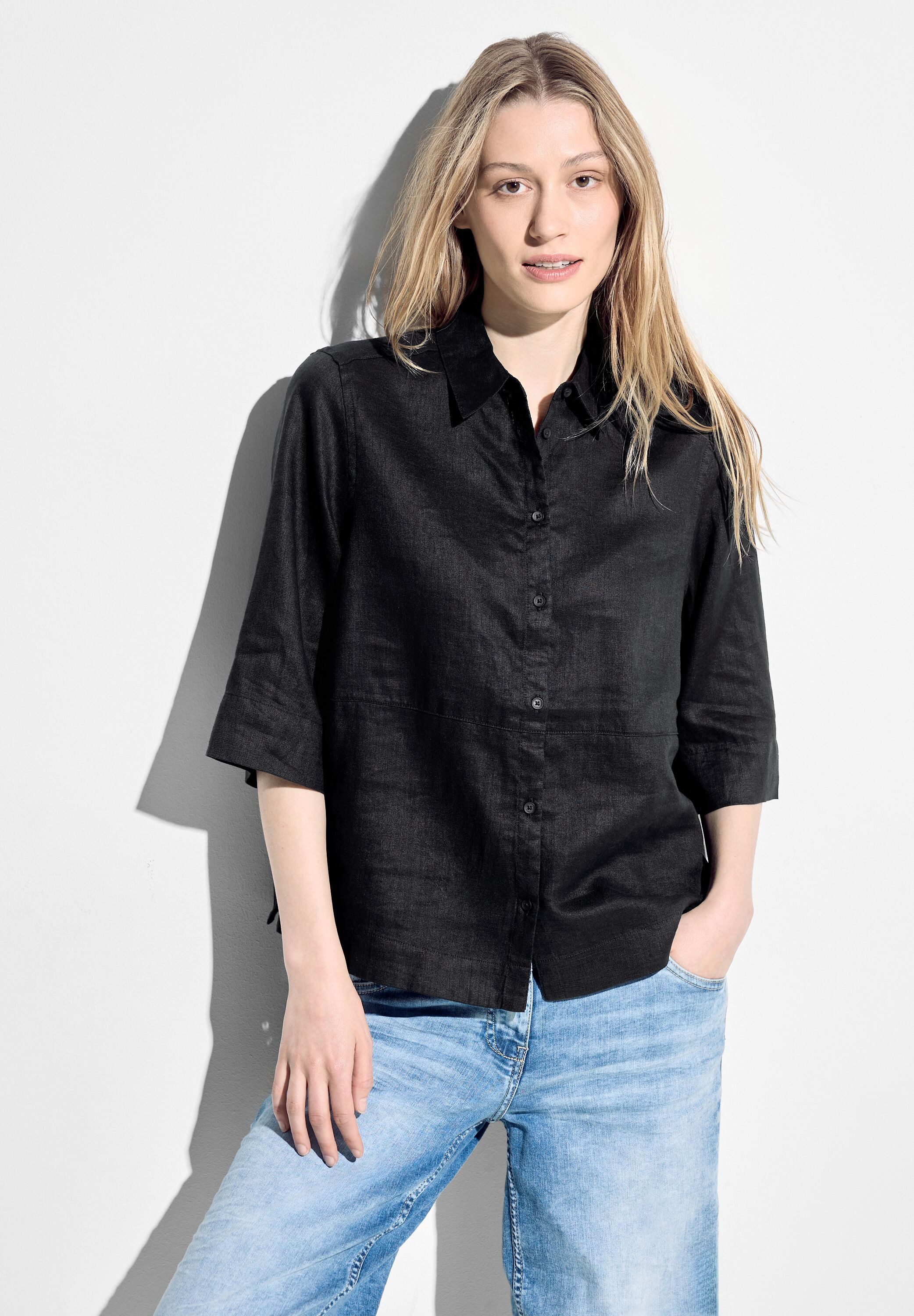 CECIL Hemdbluse mit Knopfleiste