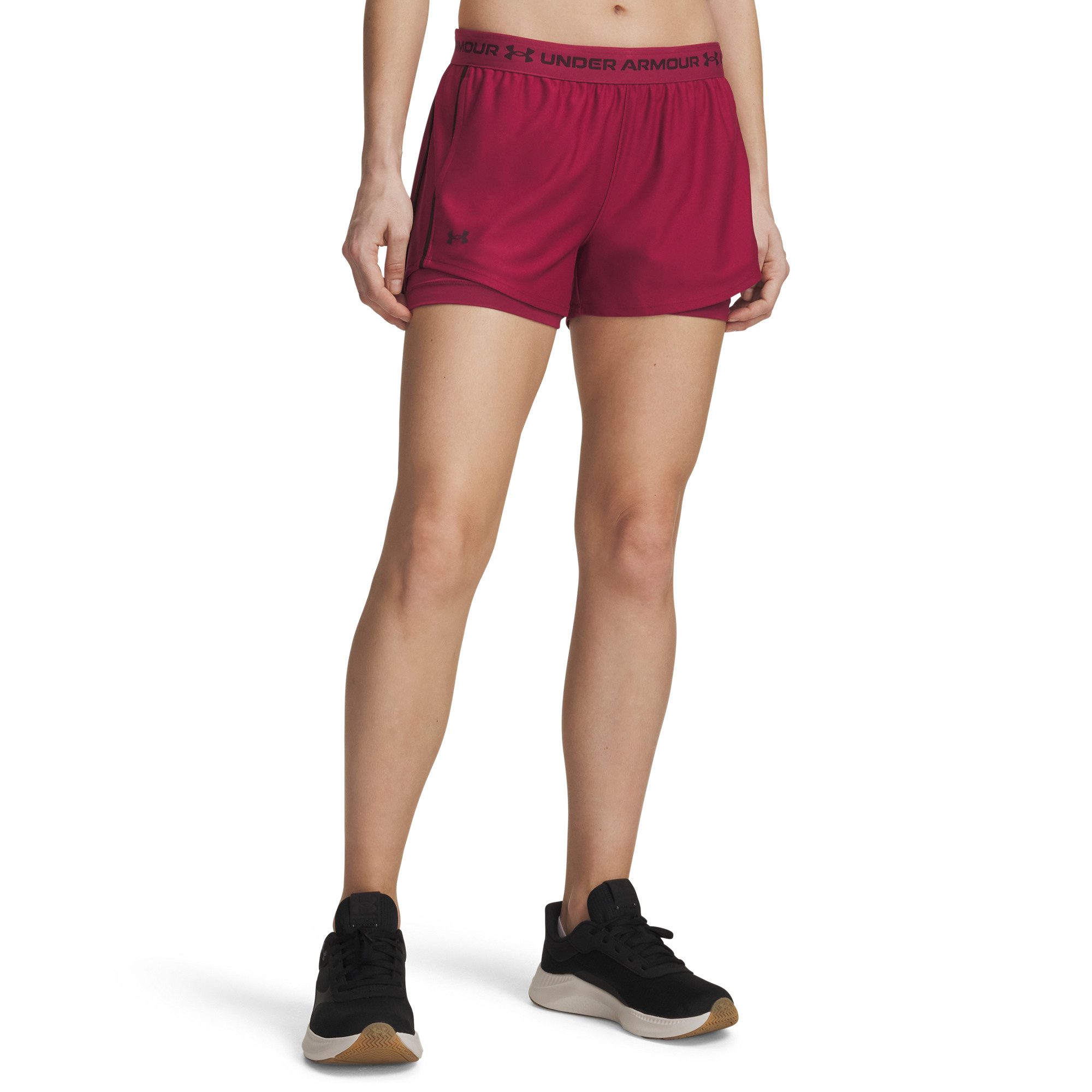 Under Armour® Trainingsshorts Under Armour Damen Short Tech Play Up 2in1 Shorts 1389895