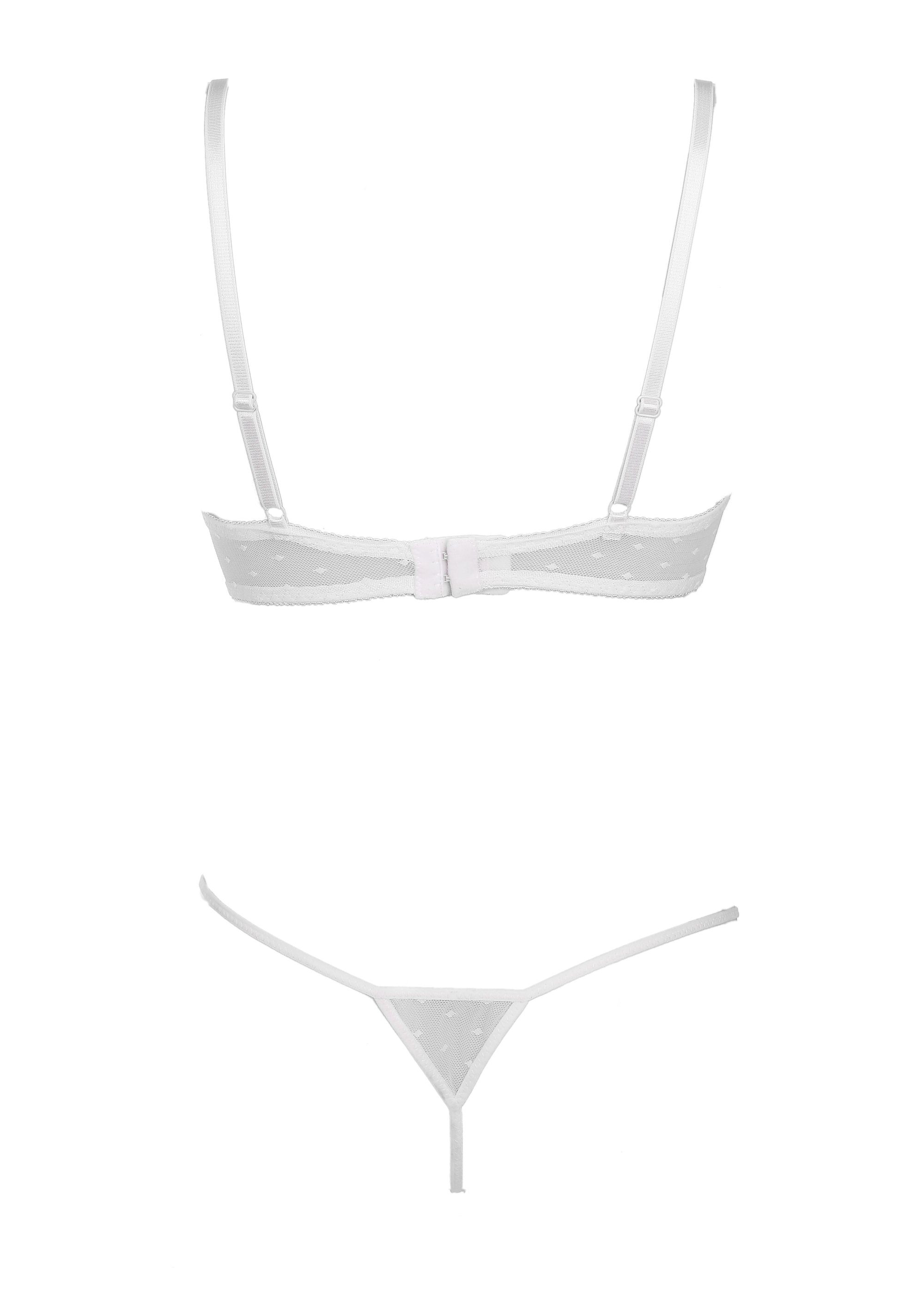 Family Trends Set: Push-up-BH (mit String) mit Push Up-BH und Slip