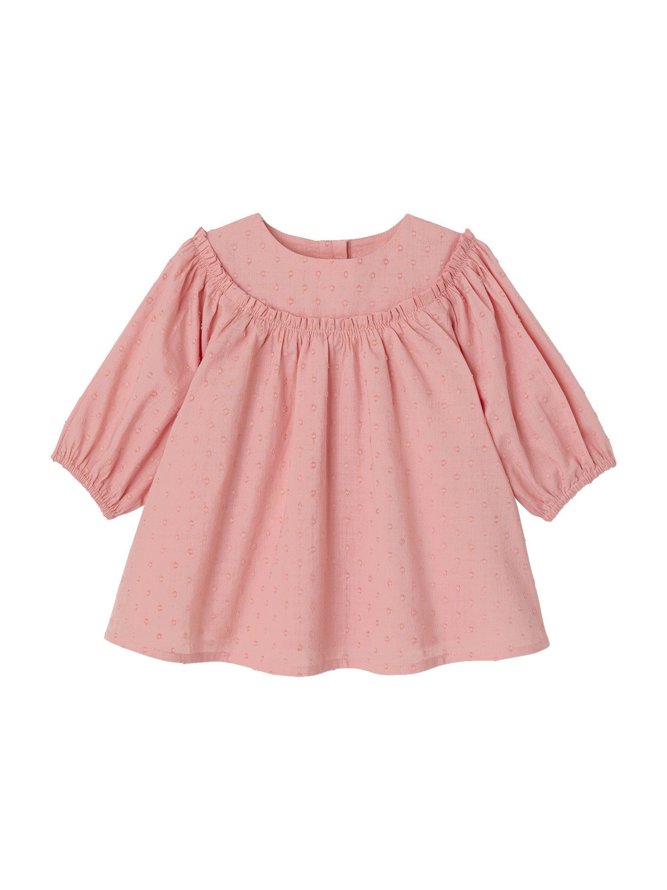 Minikleid Baby Kleid mit Plumetismuster