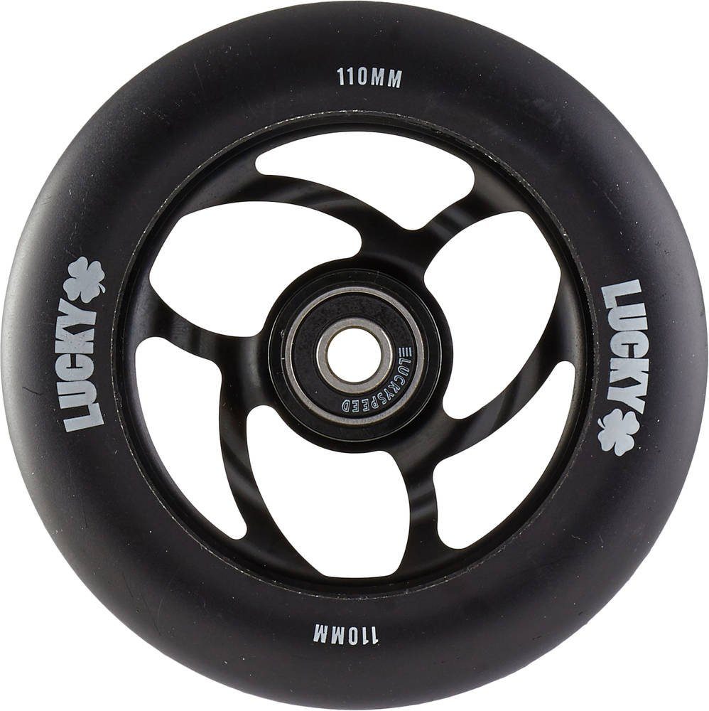 Lucky Pro Scooters Stuntscooter Lucky Torsion Stunt-Scooter Rolle 110mm Schwarz/PU Schwarz