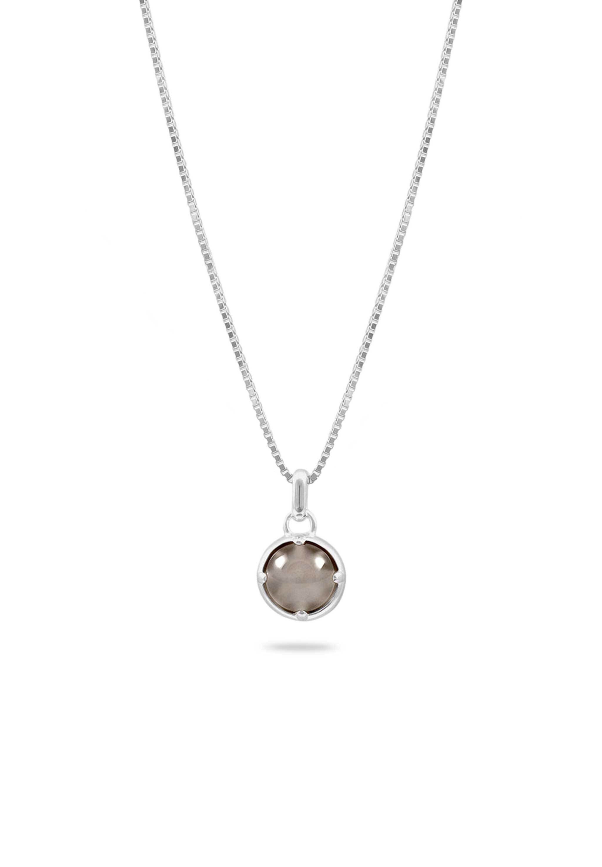 Kette mit Anhänger Instants of Balance Mondstein 925 Sterling Silber