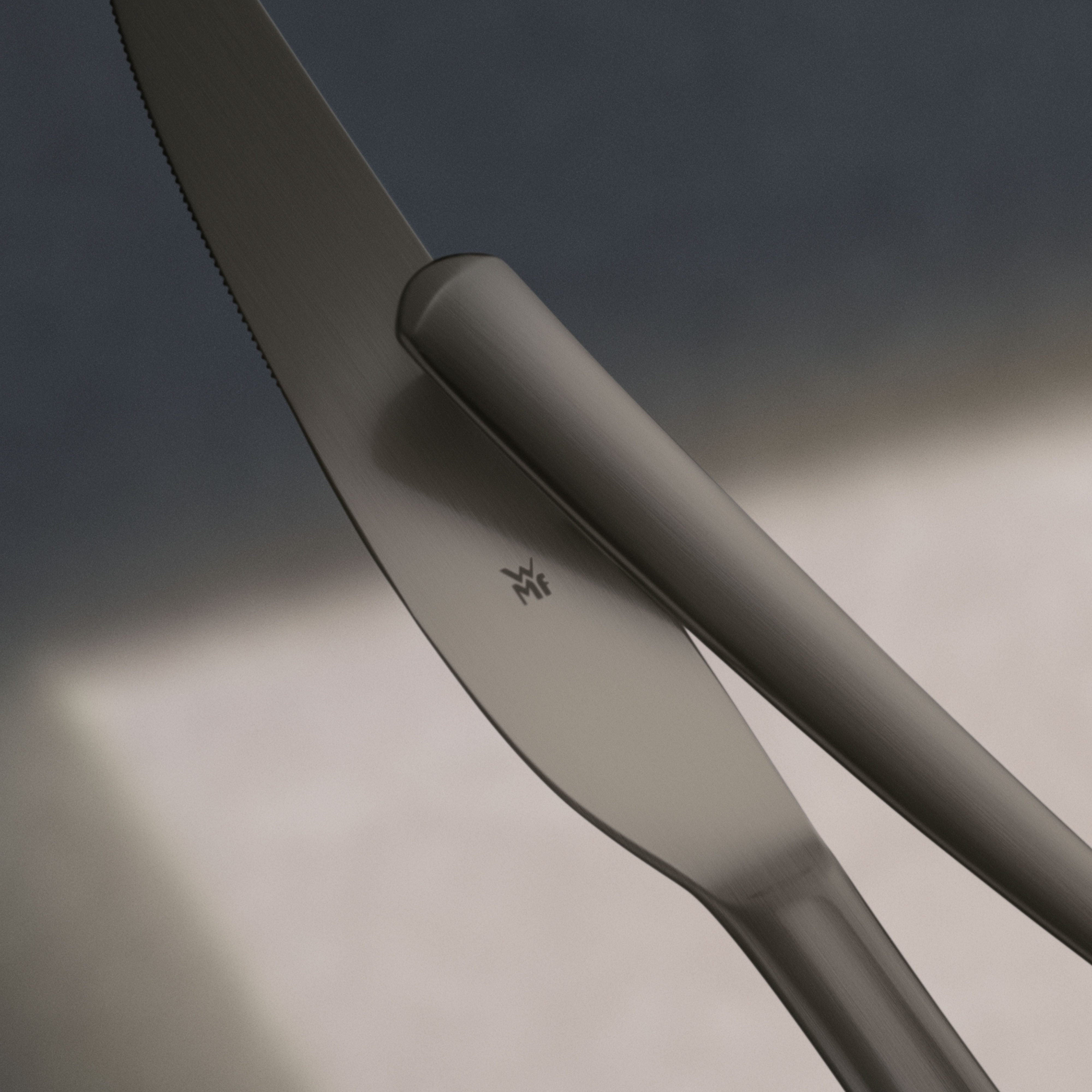 WMF Besteck-Set Boston in edler Optik, ergonomische Haptik, Messer mit Wellenschliff (24-tlg), 6 Personen, Cromargan® Edelstahl Rostfrei 18/10, optimale Schärfe, rostfrei, edel, hochwertiger Besteckkasten