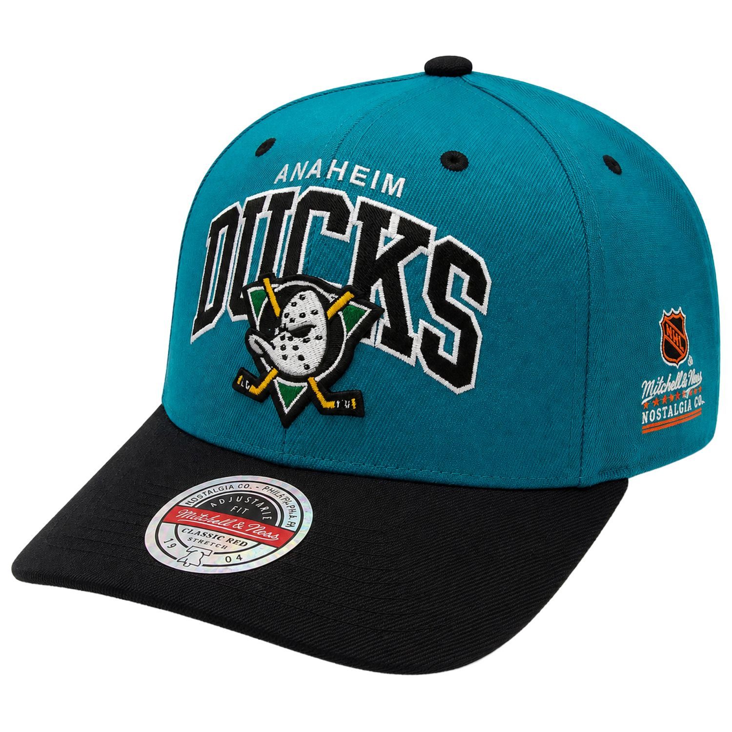 Mitchell & Ness Snapback Cap Stretch Classic Red Anaheim Ducks