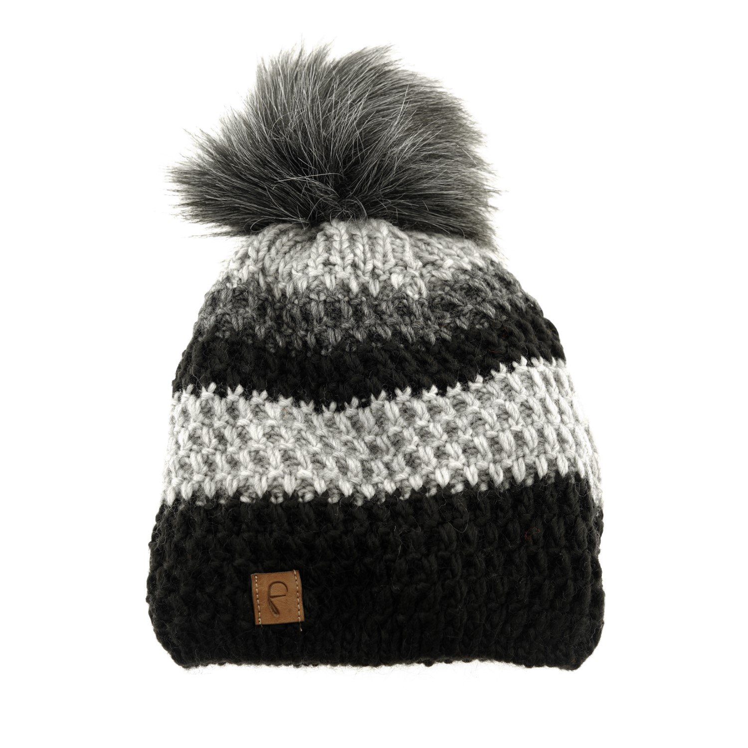 Bommelmütze Mütze zum Warmhalten im Herbst oder Winter Bommelmütze mit Futter