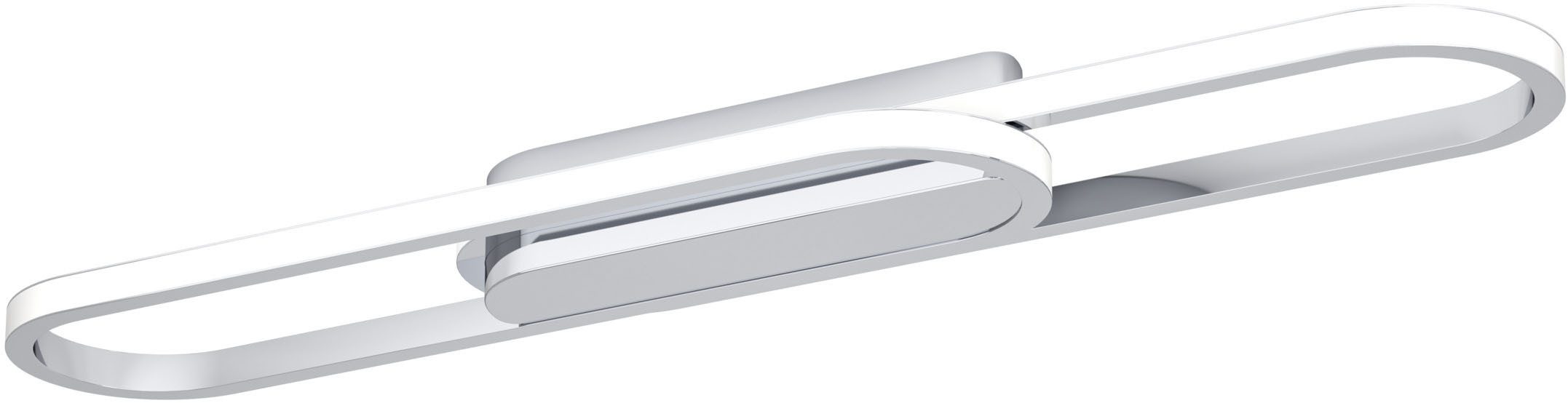 EGLO LED Deckenleuchte CONIVARENA Deckenlampe - Stahl, Alu - LED - 20W - IP20, LED fest integriert, Neutralweiß, Kaltweiß, Warmweiß, Wohzimmerlampe, Esszimmerlampe, Flur, Schlafzimmer, L69 x B17 x H5,5cm