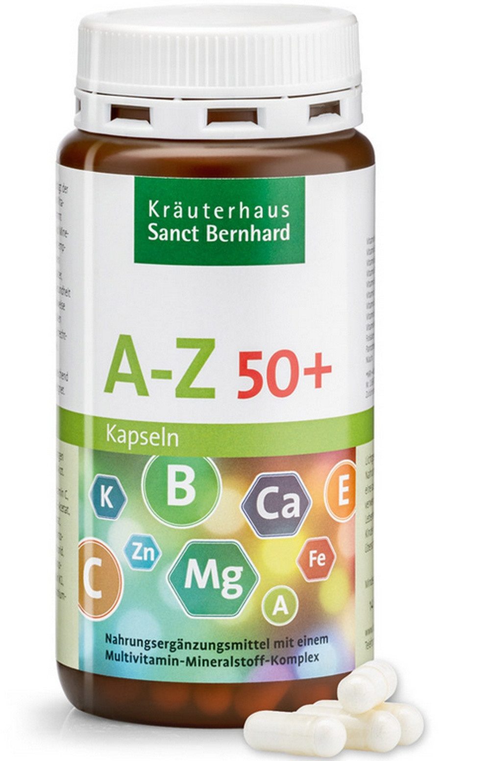 Sanct Bernhard Sanct Bernhard A-Z-Kapseln 50plus - 150 Kapseln Kapseln