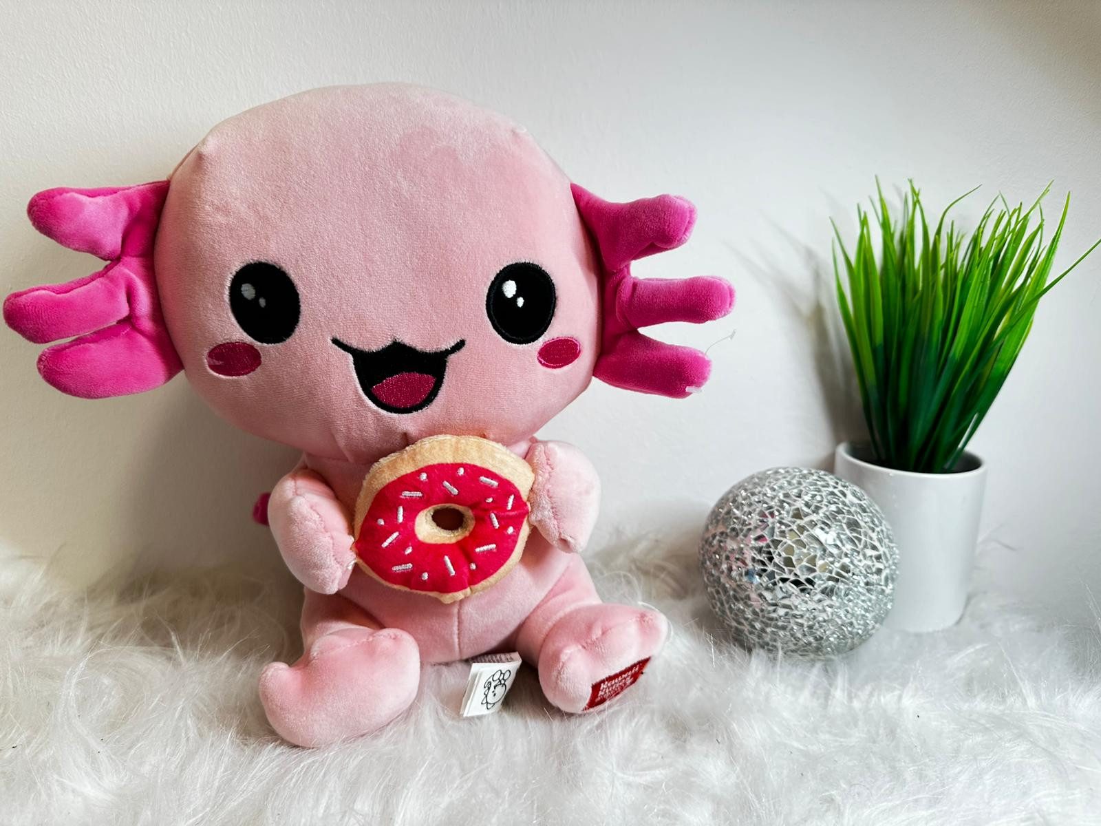Kawaii Kuscheltier Axolotl Kuscheltier Echse Molch Figur Plüsch 24 cm Plüsc günstig online kaufen