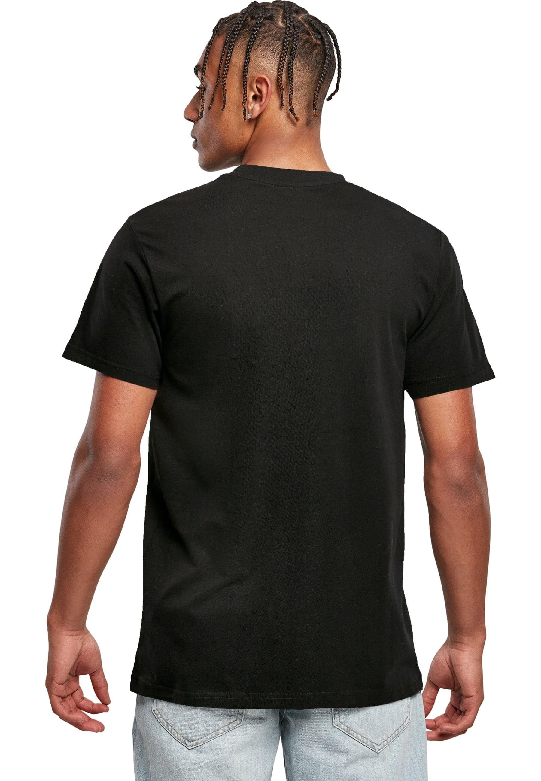Round T-Shirt Peanuts Merchcode (1-tlg) T-Shirt - Woodstock Herren Neck black