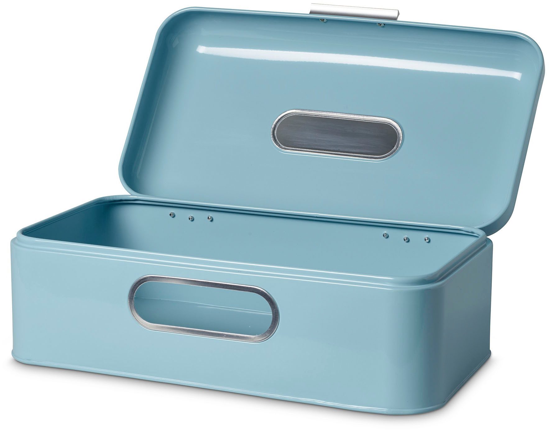 ECHTWERK Brotkasten Retro-Brotbox aus Metall "big", Metall, (1-tlg), Brotbehälter im Retro-Design, 2 praktische Sichtfenster