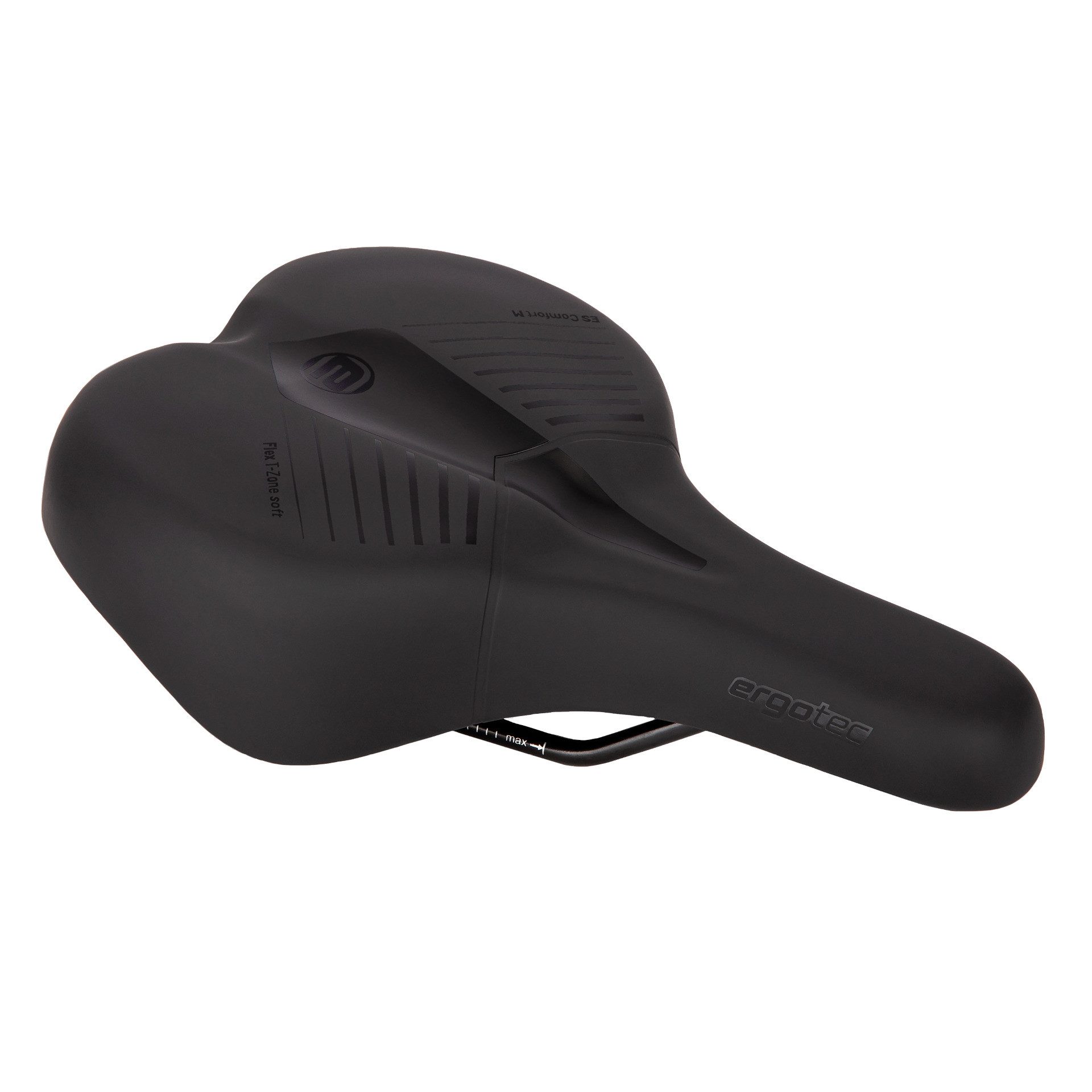 Ergotec Fahrradsattel, Trekking-Sattel Comfort M, soft