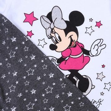 Sarcia.eu Pyjama Weiß-graues Mädchenpyjama mit langen Ärmeln Minnie Mouse 3 Jahre