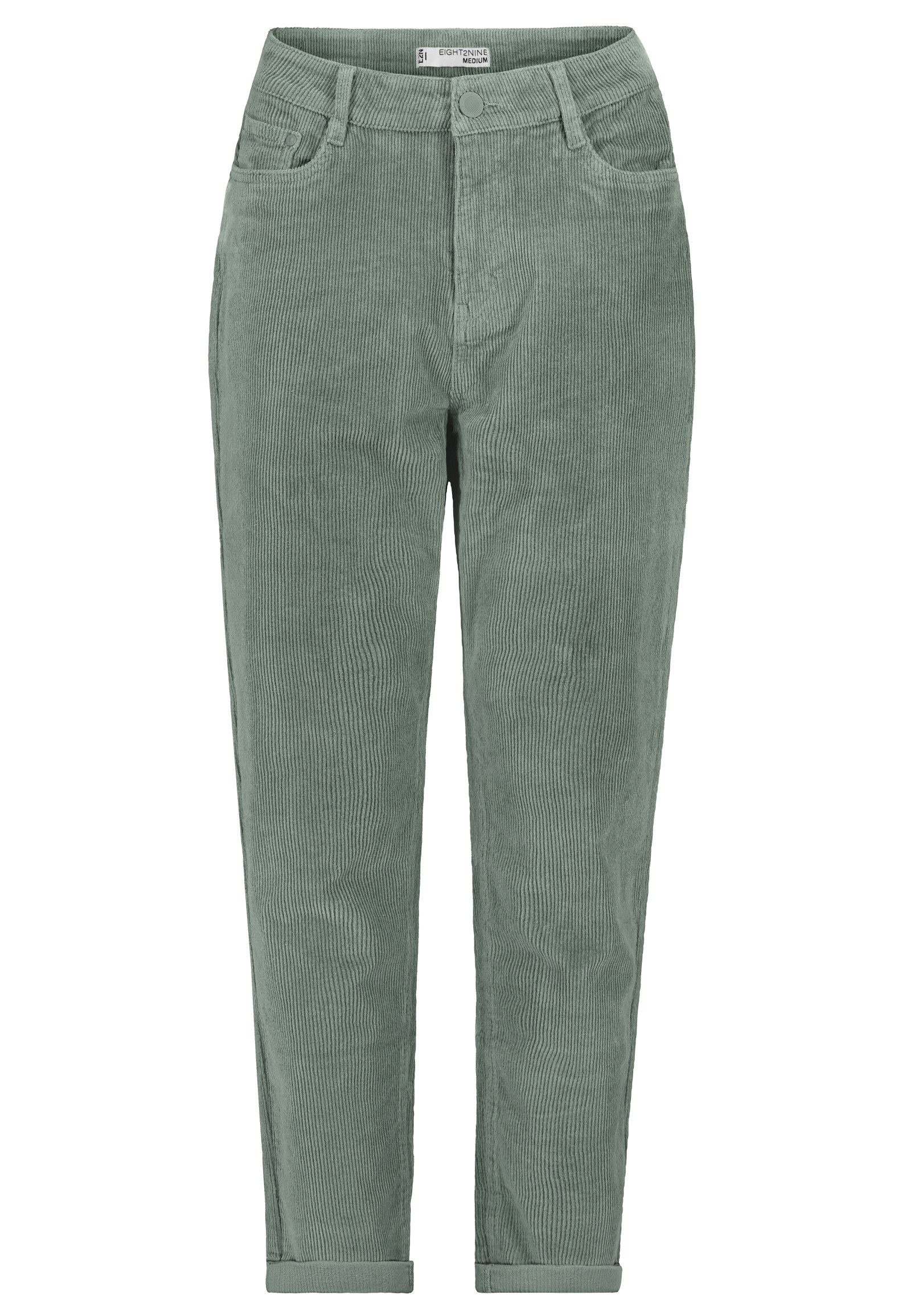 Eight2Nine Stoffhose Damen Cordhose Mom Fit 5-Pocket-Style, Stretch-Cord – Bild 4 von 5