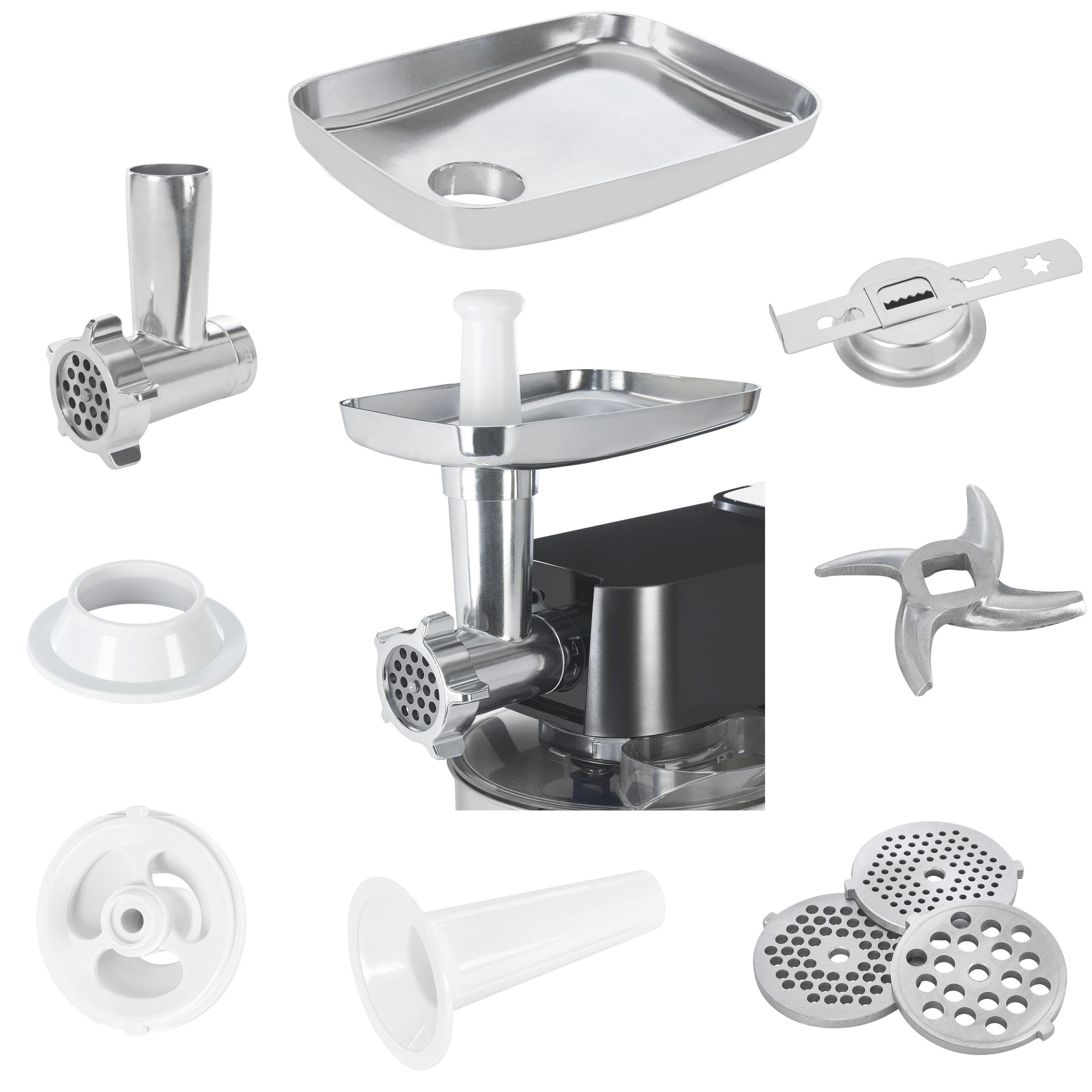 Gutfels Küchenmaschinen Zubehör-Set FAKITCHEN 5010, Zubehör für KITCHEN 5010, Vielseitige Aufsätze – perfekte Ergebnisse für jede Zubereitung