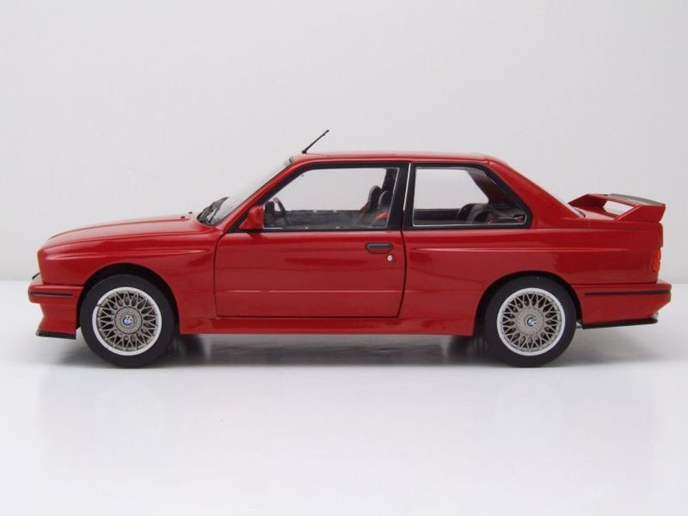 Solido Modellauto BMW M3 E30 1986 rot, Maßstab 1:18
