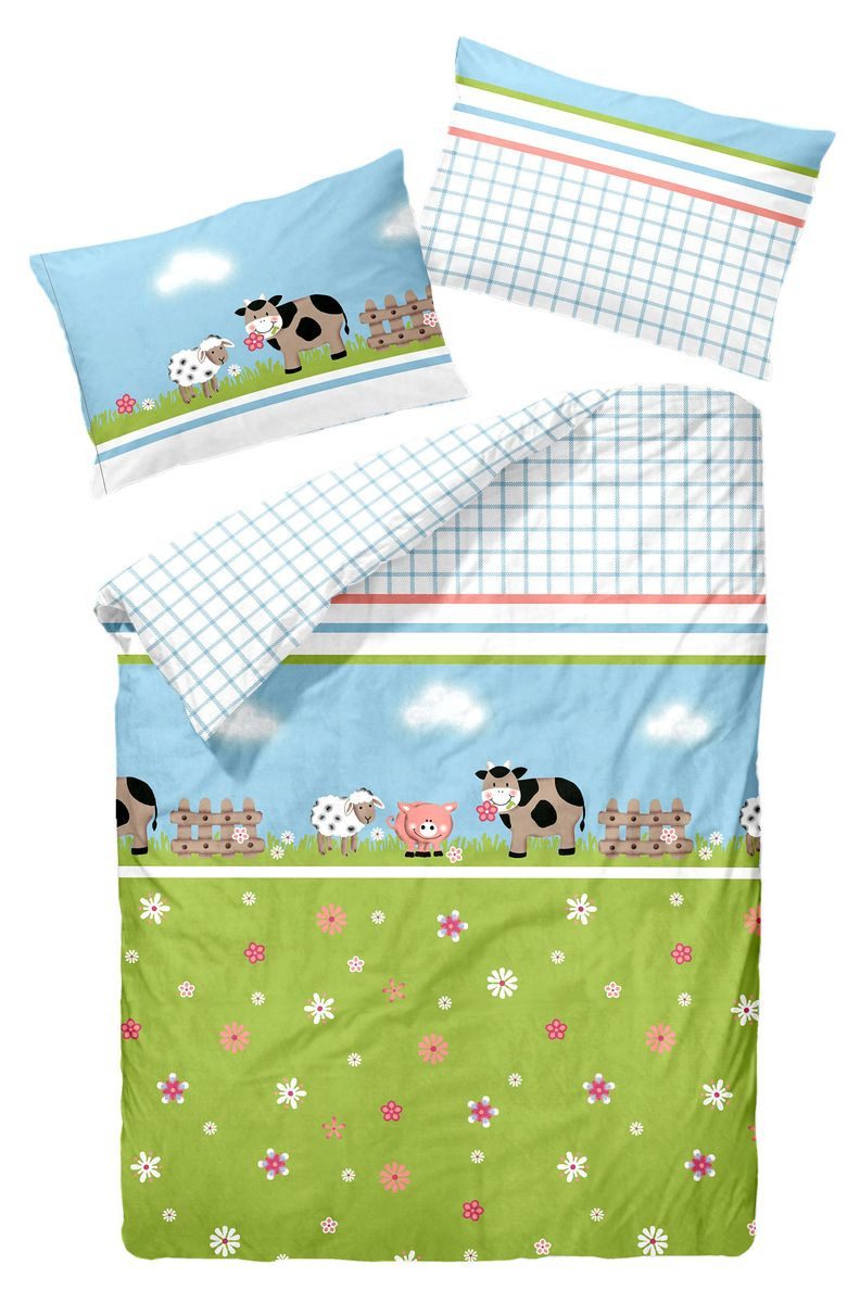 JACK Babybettwäsche 100x135cm süße Tiere Schaf günstig online kaufen