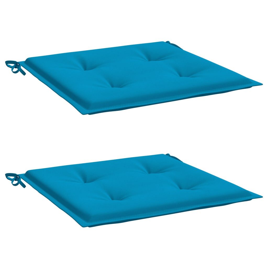 vidaXL Sitzauflage Gartenstuhl-Kissen 2 Stk. Blau günstig online kaufen