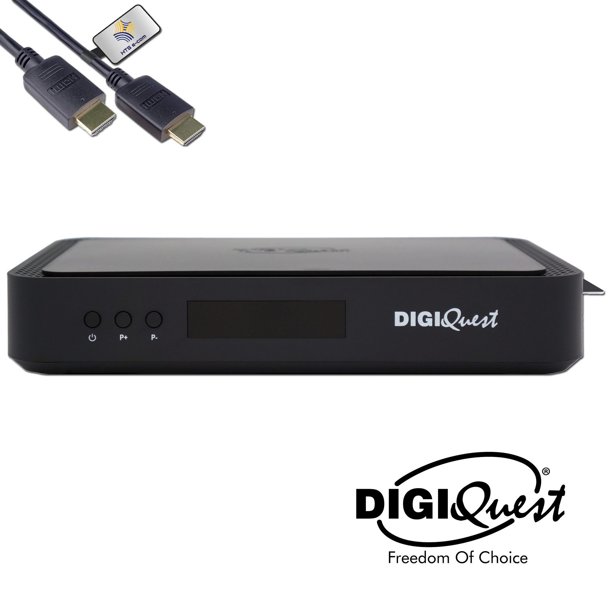 DIGIQuest TiVuSat 4K Karte Black + DIGIQuest Q99 UHD Receiver + Wifi (aktiviert) SAT-Receiver