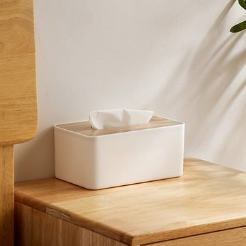 HYTIREBY Feuchttücherbox Taschentuchbox, nachfüllbar, Badezimmer, Tücherbox