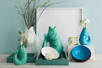 Giftcompany Dekovase Monsieur Carafon Vase / Karaffe Fisch XS blue horizon 0,2l (Vase)